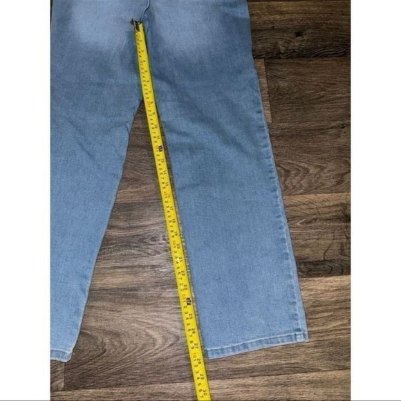 Nine West Light Blue Denim Pants slim straight jeans - Picture 3 of 7